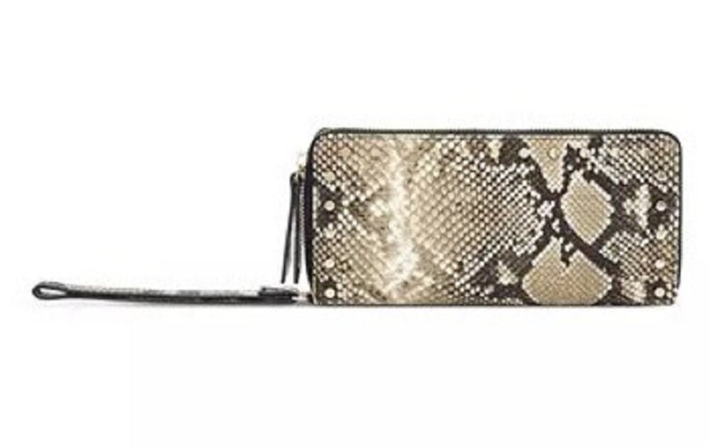 I.N.C. International Concepts Hazell Studded Snake Zip Around Wallet